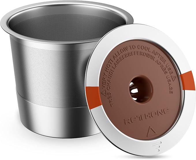 RETHONE K Cup Reusable Coffee Pods, Stainless